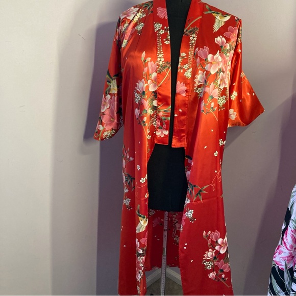 Red kimono, NWT, Size Large - Picture 3 of 7